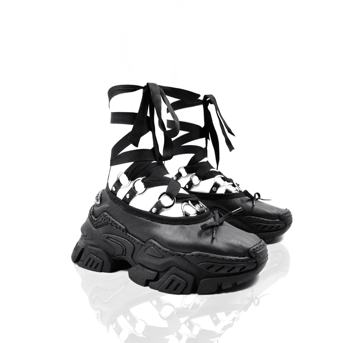 TAGLIONI BLACK SNEAKERS (8466790875367)