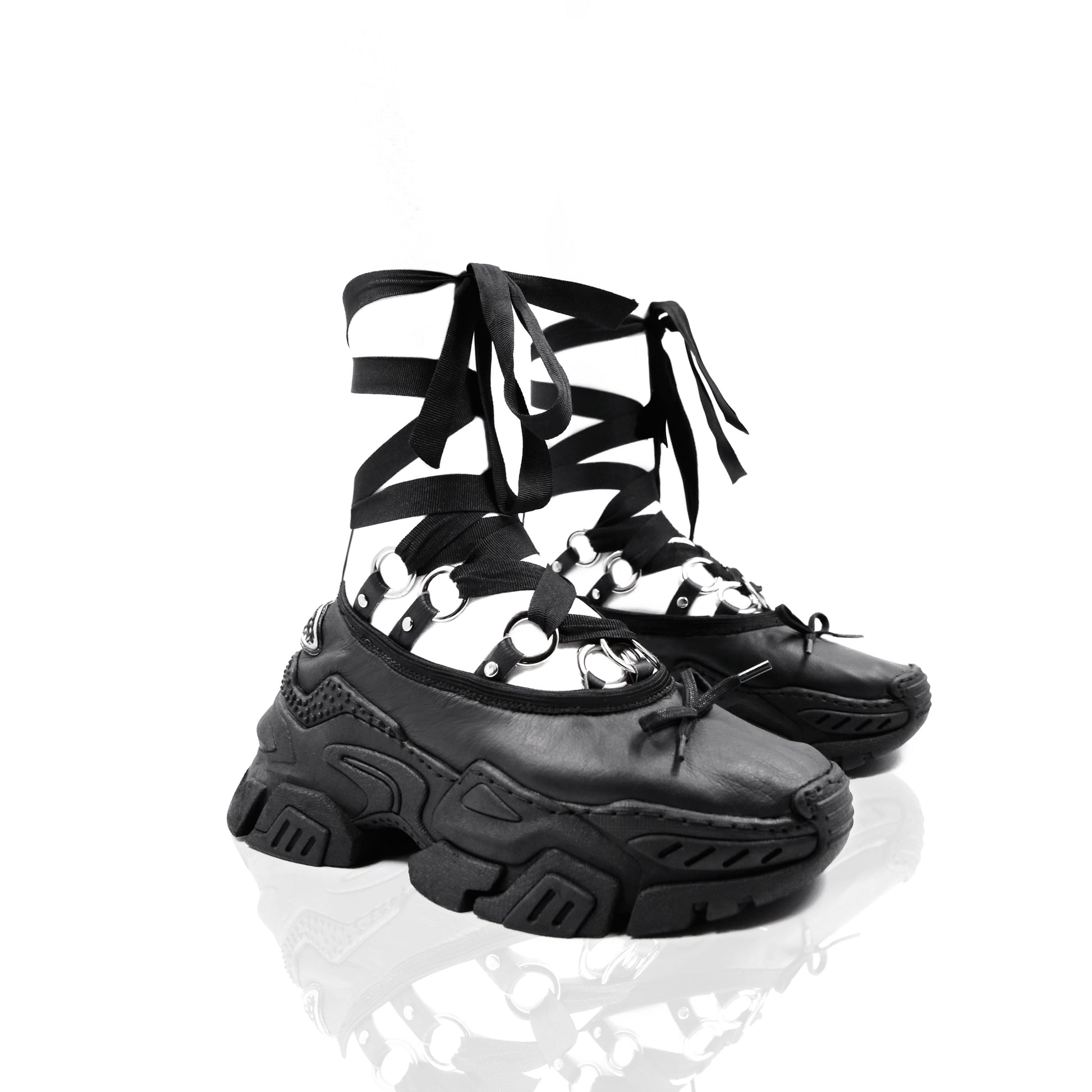 TAGLIONI BLACK SNEAKERS (8466790875367)