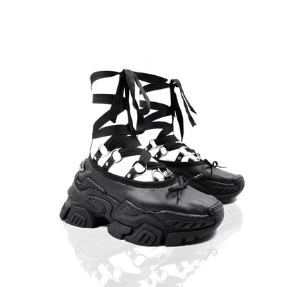 TAGLIONI BLACK SNEAKERS (8466790875367)