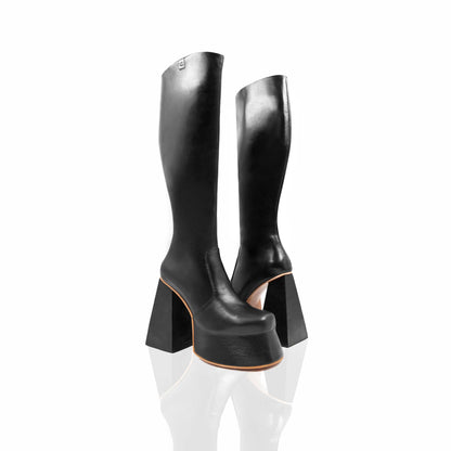 CHERRY BLACK BOOTS (8145005773031)